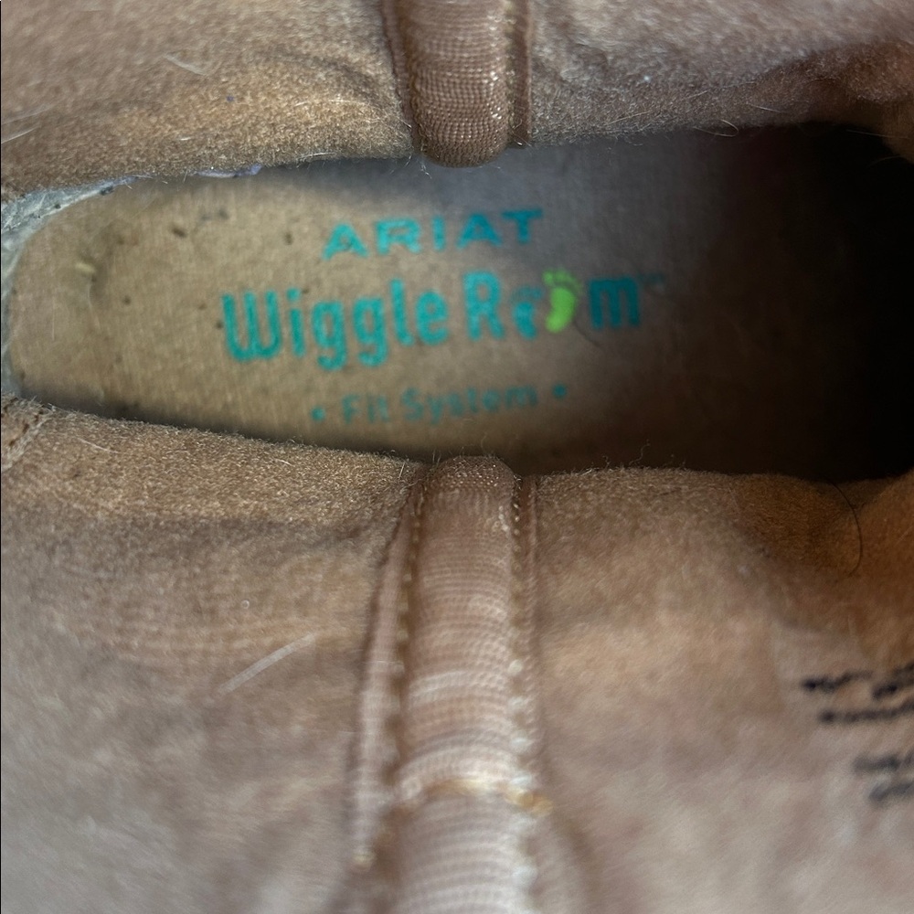 ARIAT “Wiggle Room” kids western boots sz: 2.5 - floral embroidery - Picture 6 of 11